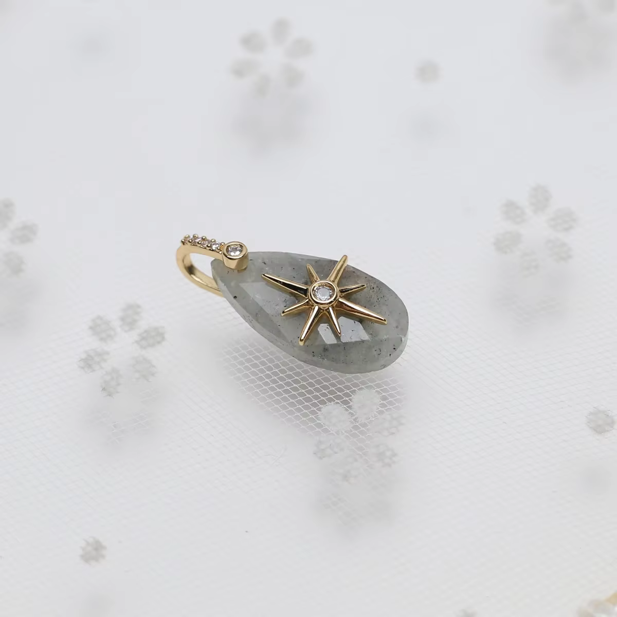 Pendentif diamant pierre naturelle Agates/Lapis Long pendentif en forme de goutte pour la fabricatio