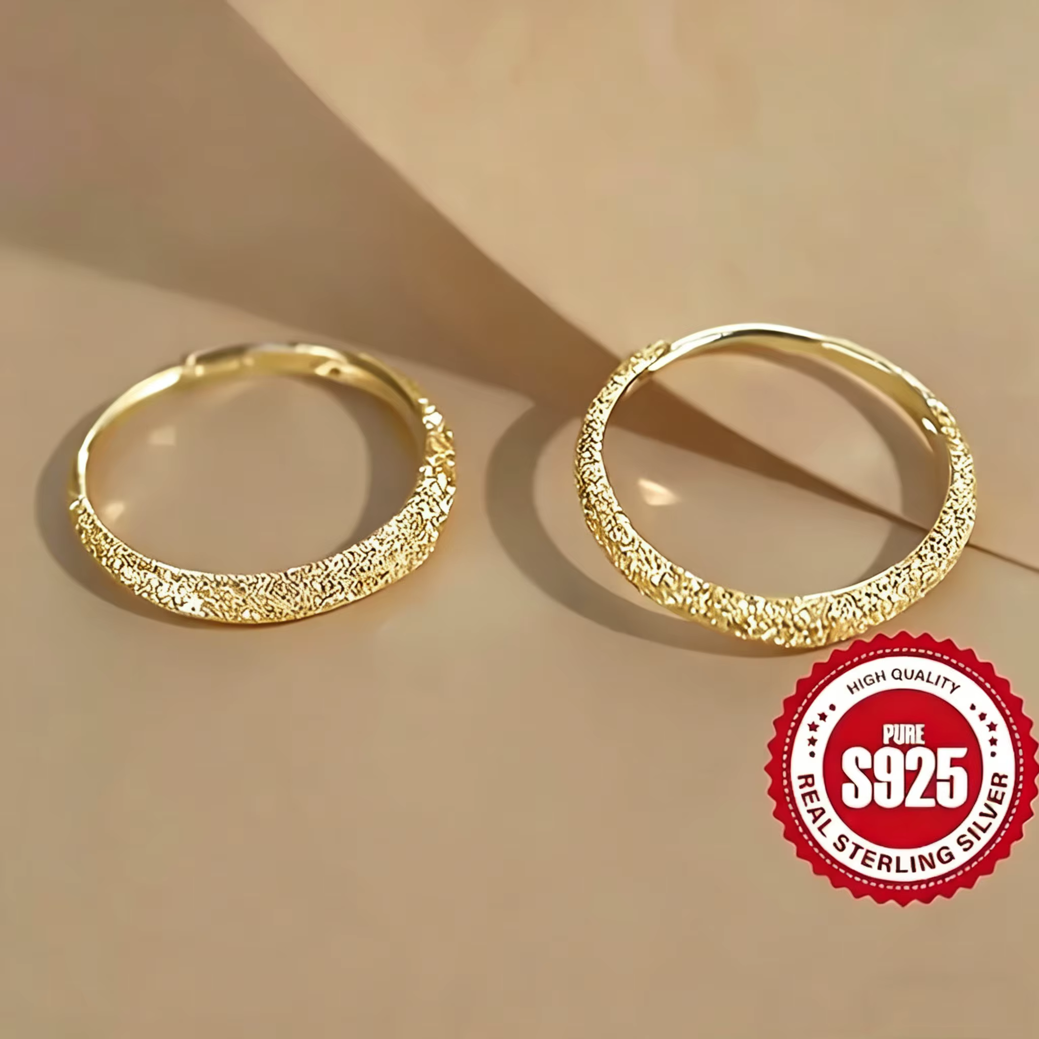 Boucles d'oreilles en argent pur pour femmes, cercle étoilé scintillant givré, bijoux cadeaux pour l