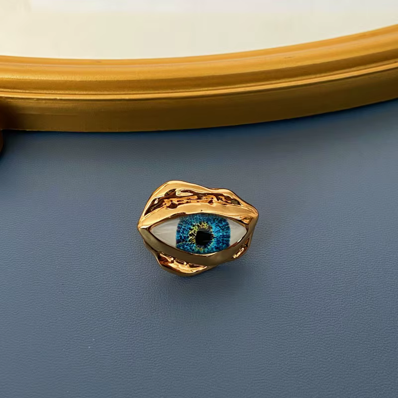 Bague ouverte pour les yeux, bijoux vintage