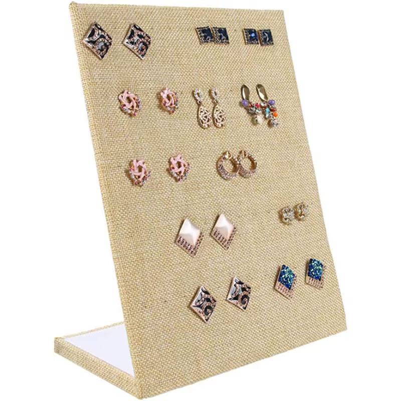 Présentoir de bijoux, présentoir de boucles d'oreilles, vitrine de rangement de boucles d'oreilles, 