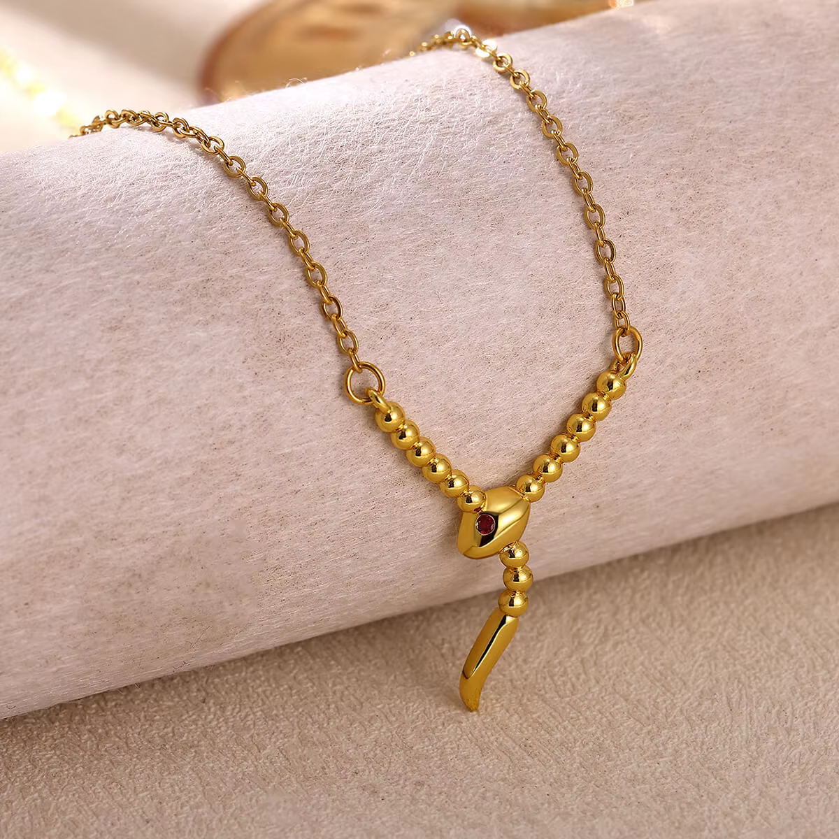 Collier tressé bohème œil porte-bonheur main de Hamsa pour femme, couleur or, avec pendentifs CZ Lun