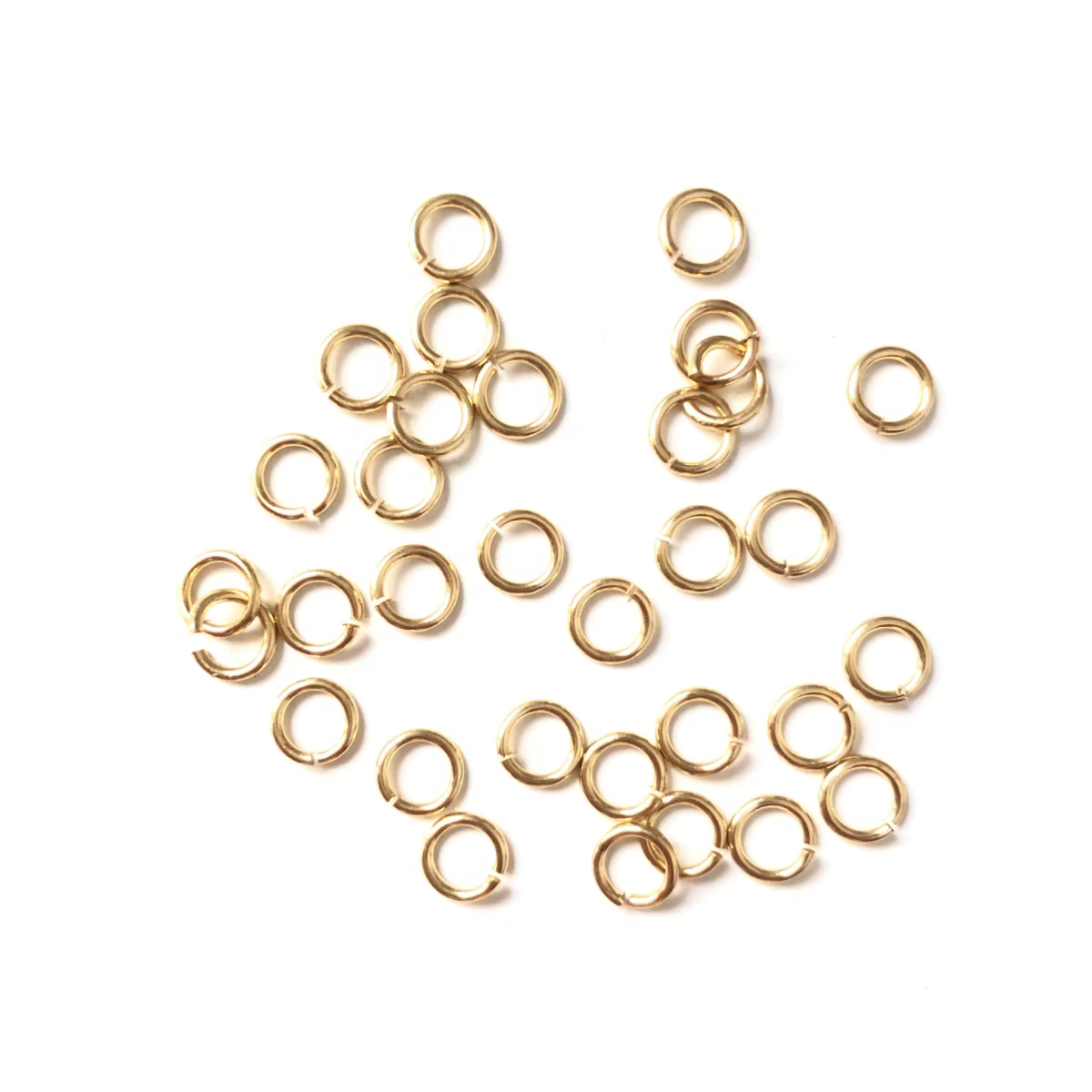 Bagues Diabétique Plaquées Or, Anneaux Fendus pour Bijoux, Bracelets pour Femmes, Colliers de la raq
