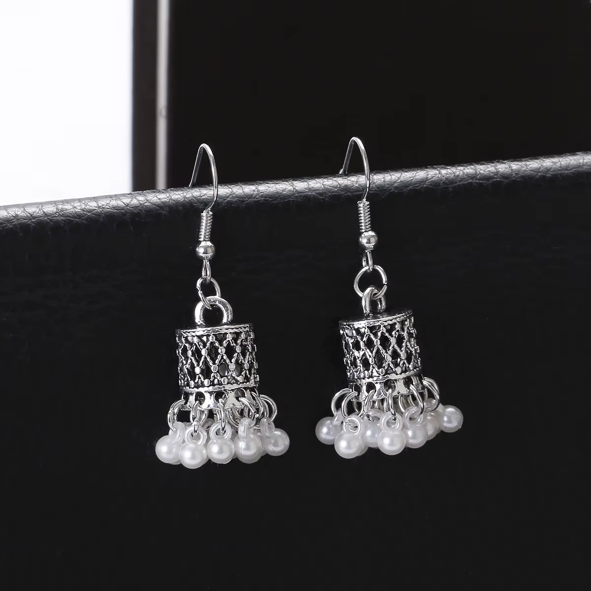 Petites boucles d'oreilles classiques argentées, bijoux indiens, Piercing pour femmes, ethniques Bol