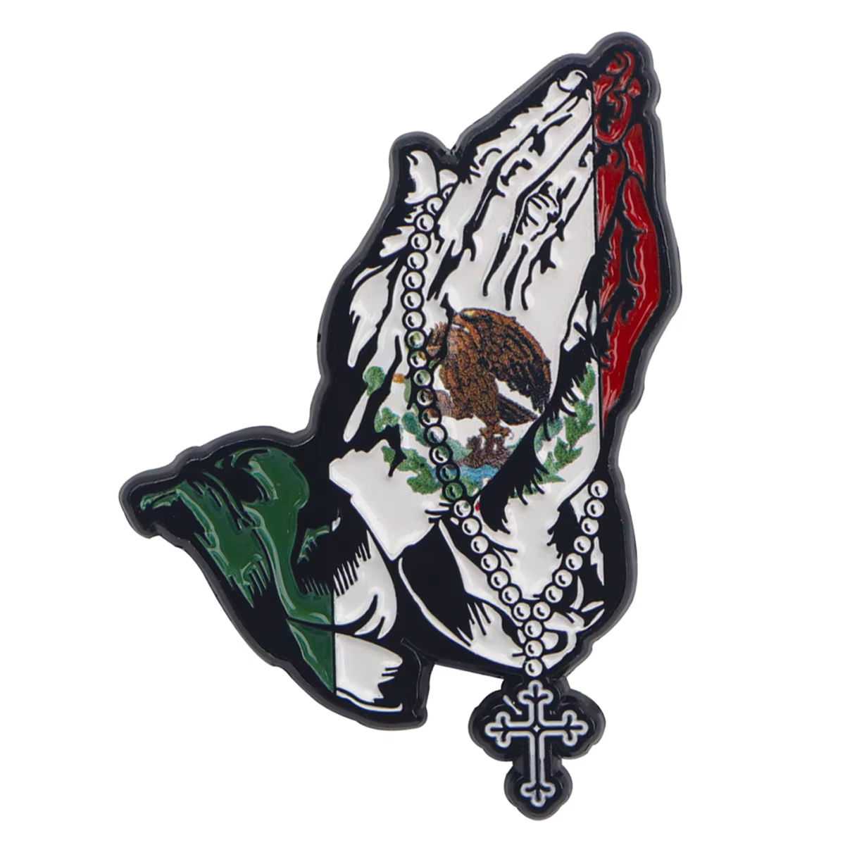 Broches de drapeaux du mexique, Badges d'aigle de dessin animé Cool, broches pour vêtements, Badges 