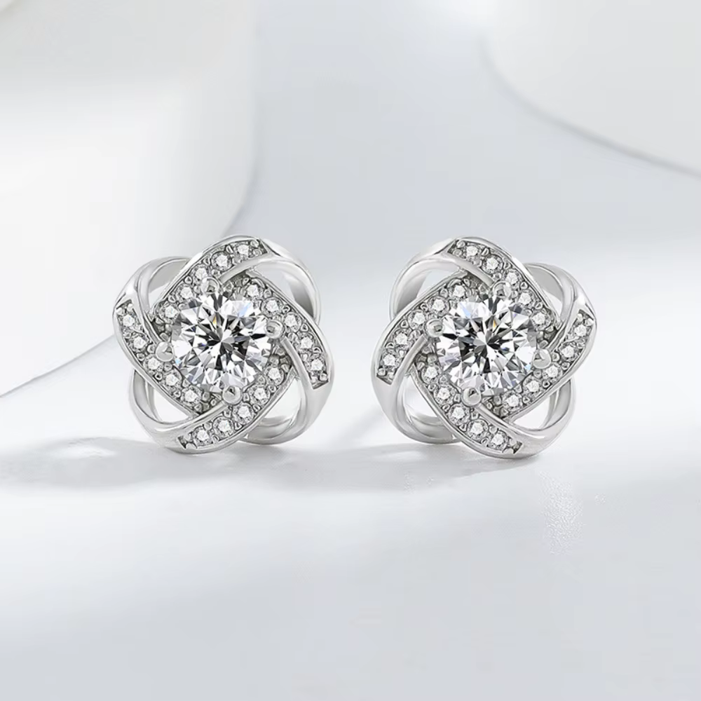 Ensemble de bijoux trèfle à quatre feuilles en argent Sterling 925, collier, bague, boucles d'oreill