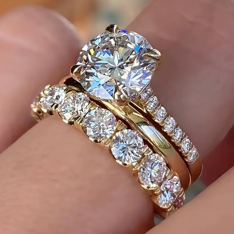 Bague en argent sterling 925 avec zircon étincelant, pour un usage quotidien, bagues statement pour 