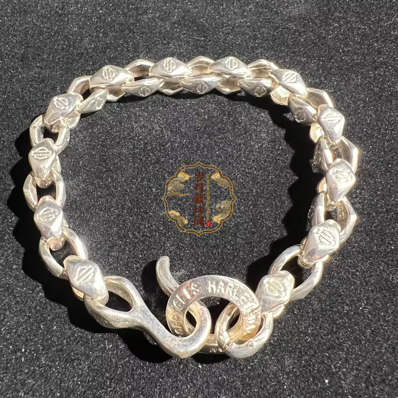 Nouveau Bracelet Artisanal en Argent Tibétain S925 Style Vintage Chinois 2026, Bijou Ethnique Tendan