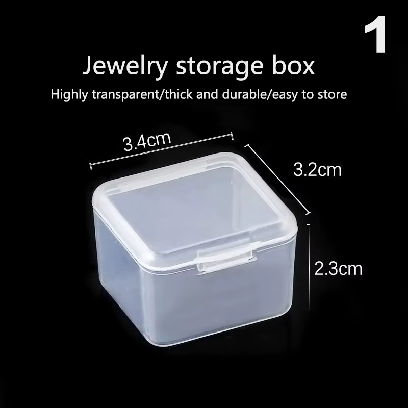 Boîte de rangement pour bijoux, 1/6/9/15/30 grilles, pour bricolage, diamants, biscuits, perles, mal