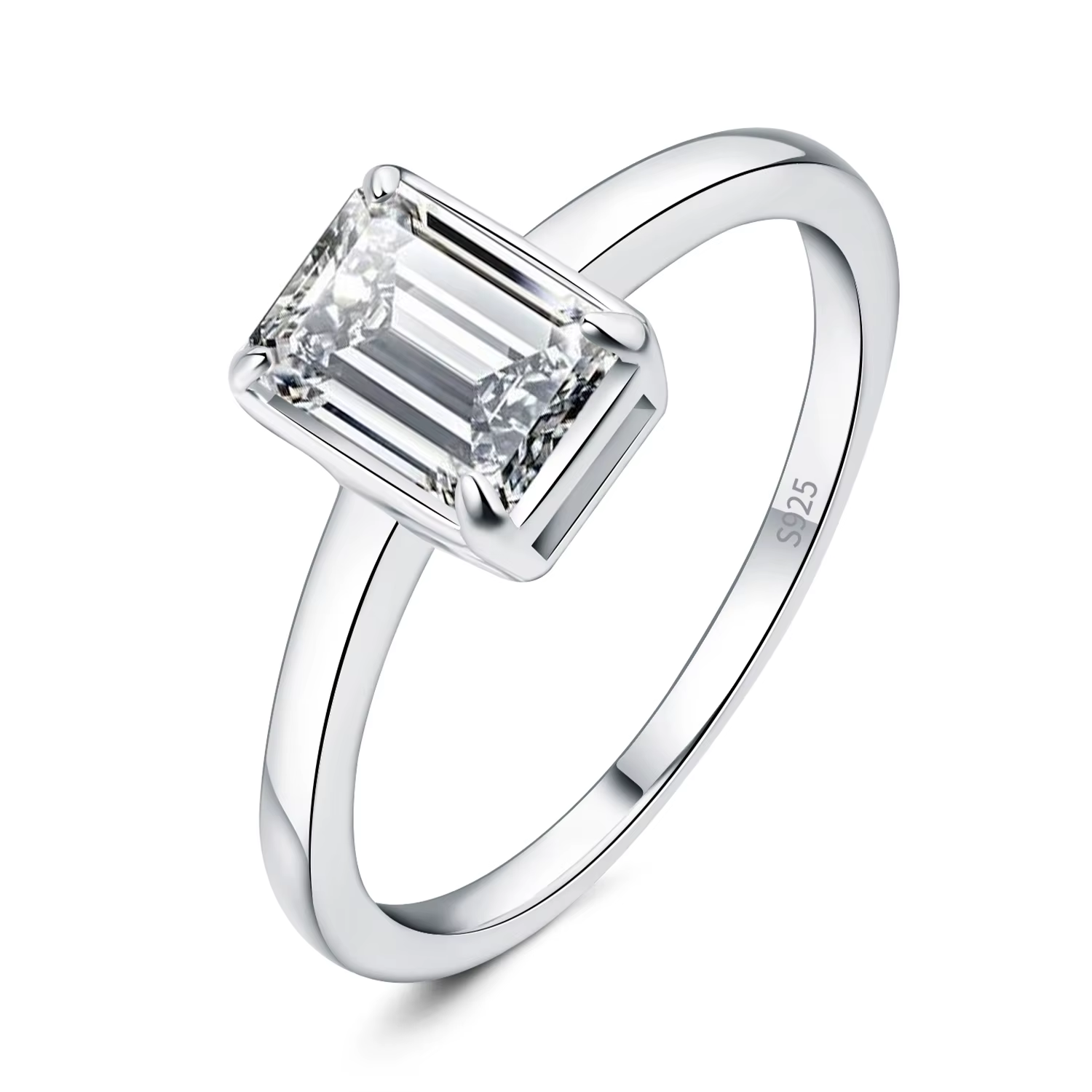 JewelryPalace – bague de mariage en argent Sterling 925, bague de mariage en Moissanite D, couleur j