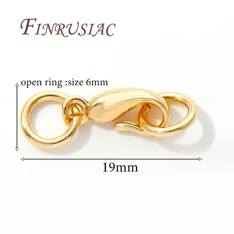 Fermoirs à bijoux plaqués Rhodium, connecteurs pour accessoires de bracelet, fournitures de fabricat