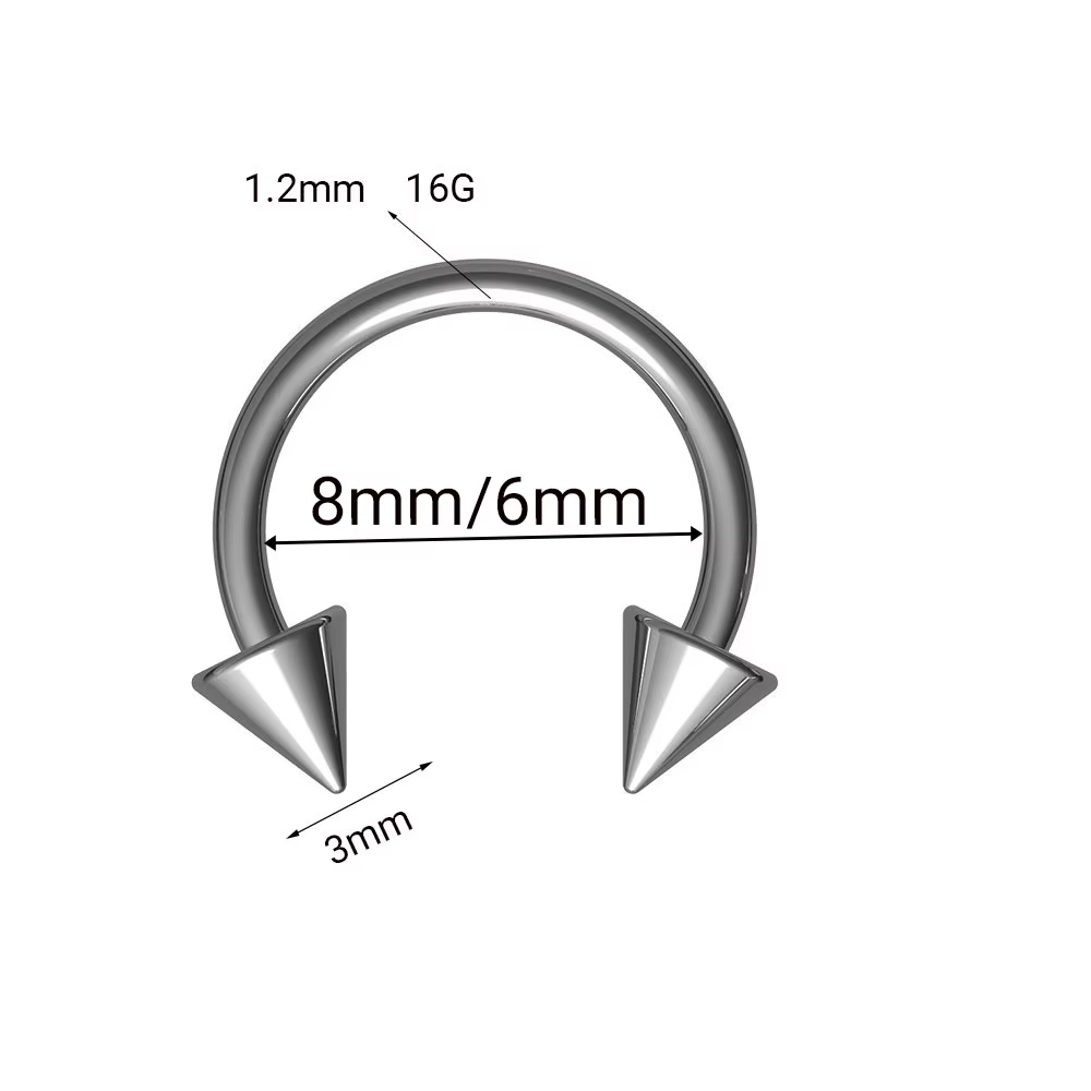 1PC acier inoxydable fer à cheval nez anneau cerceau femmes Tragus Cartilage Helix goujons boucles d