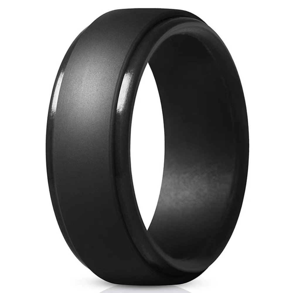 Mn-Bague camouflage vert militaire en silicone pour homme, respirante et durable, pour les amateurs 