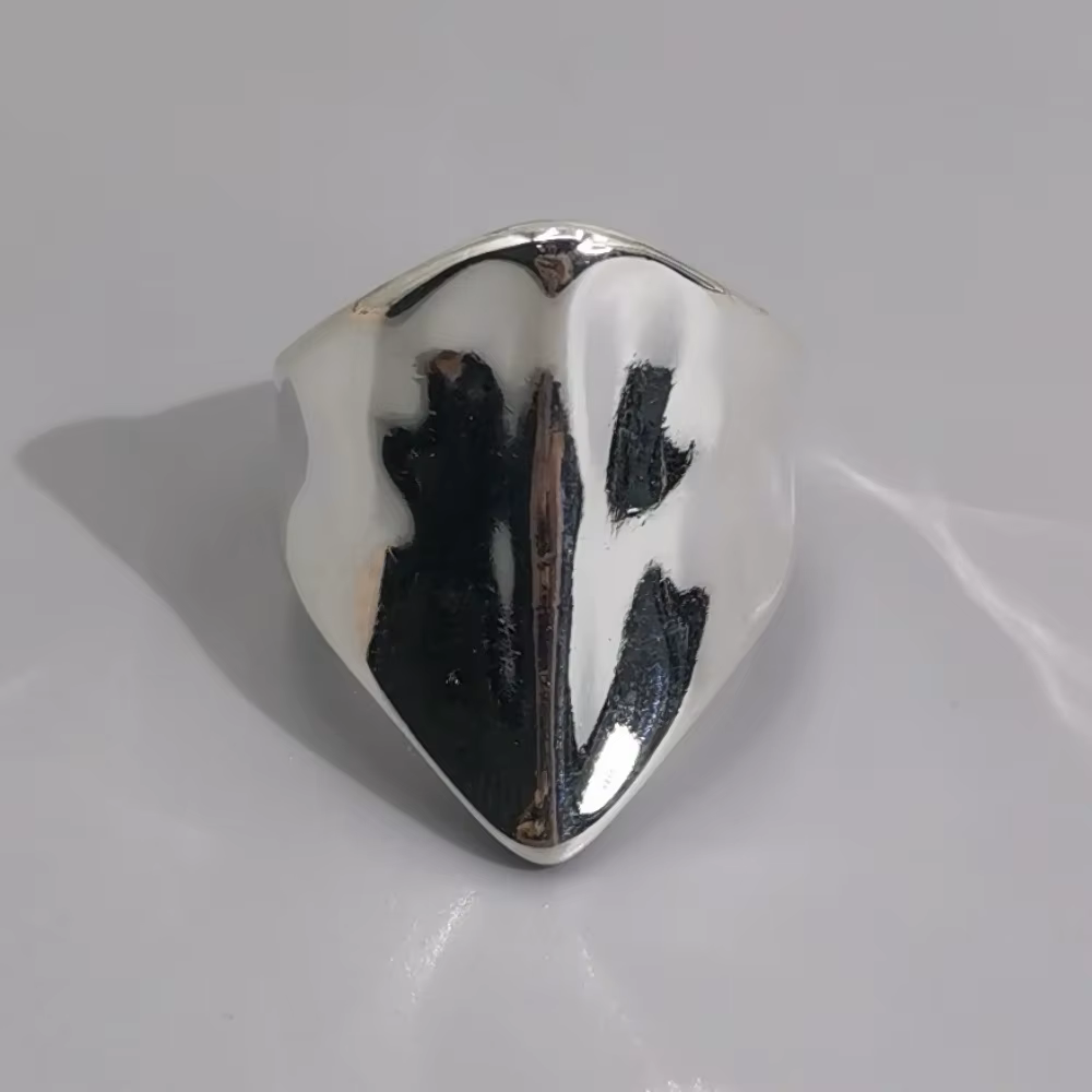 Bague géométrique rétro Punk métallique or argent, accessoires de Couple, cadeau d'anniversaire, nou