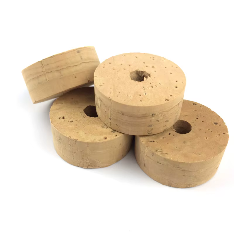 NooNRoo anneau en liège de qualité AAA (10 pièces) 1 1/4 "x 1/2" x 1/4 "avec un trou composants de r