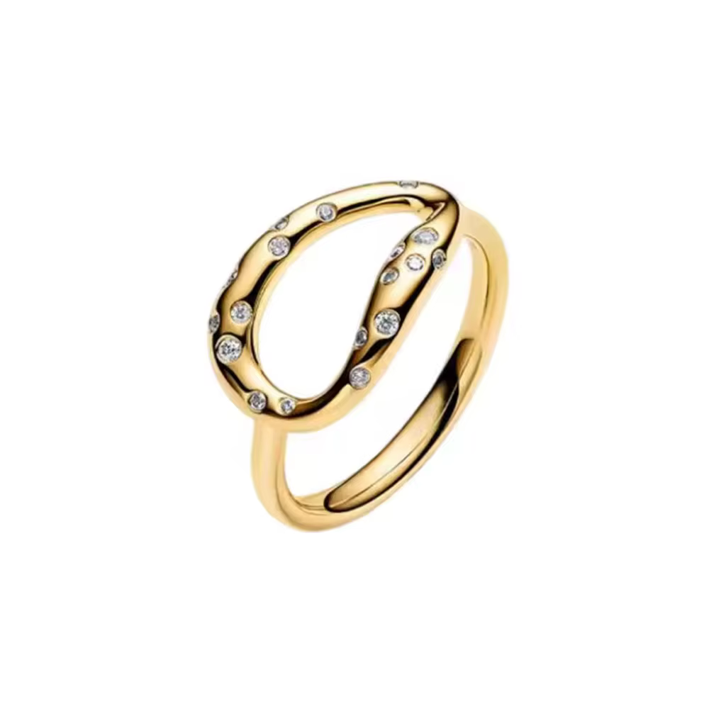 Nouvelle bague européenne en argent 925, forme goutte, tailles 6, 7, 8, 9, avec motif floral, pour f