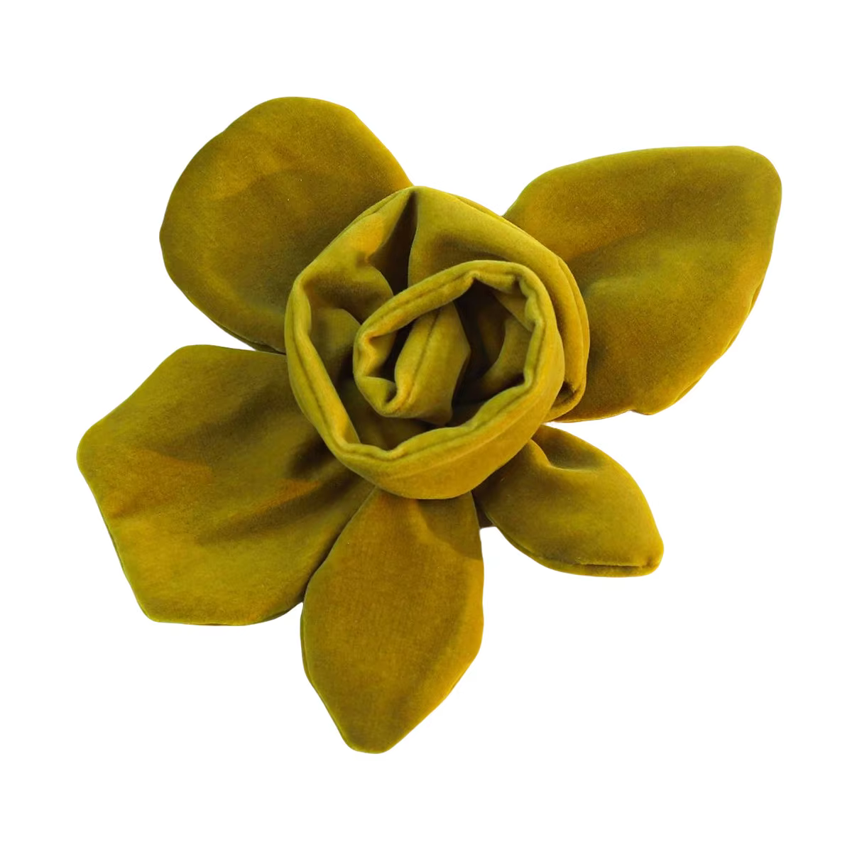 Broches à fleurs en tissu velours faites à la main pour femmes, épingles à revers en tissu, accessoi