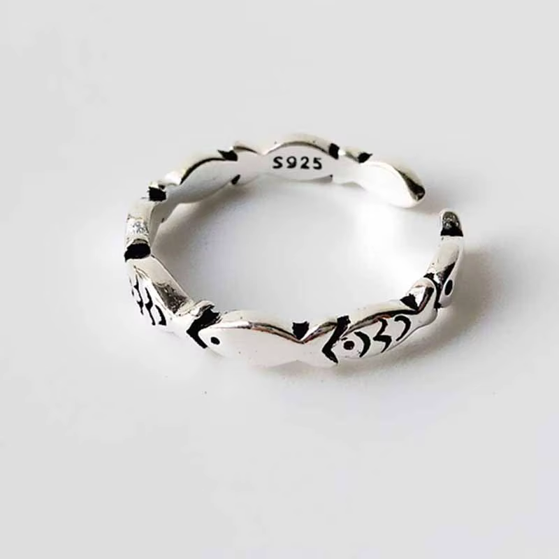 Bagues réglables en argent Sterling 925 pour femmes, bijoux de luxe de mariage, vente en gros, tout 