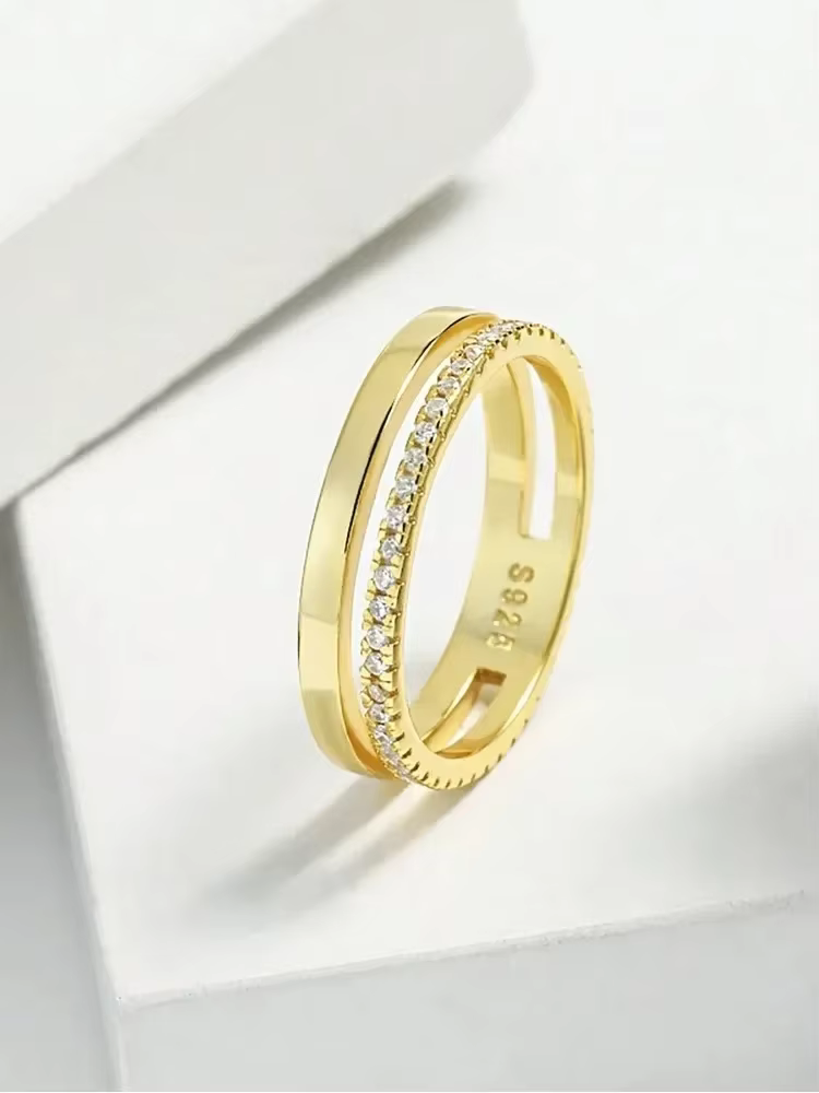 Bague en argent Sterling 925 pour femmes, bague classique scintillante en Zircon, fiançailles, maria
