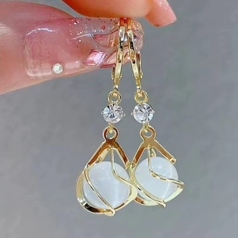 Boucles d'oreilles pendantes Vintage couleur or pour femmes, bijoux à la mode, nouveau