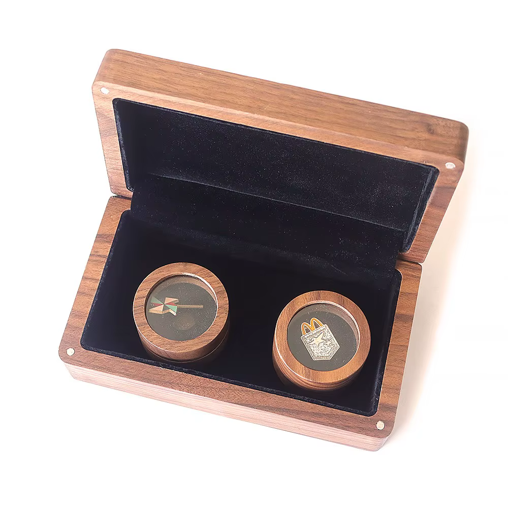 Boîte de rangement en bois anti-poussière pour bijoux et cosmétiques pour femme, emballage rétro, pe