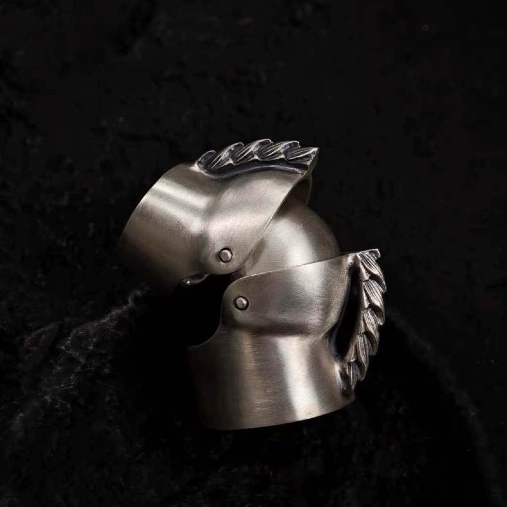 Bague du 10e anniversaire Decoration World, anneaux articulés Lotus Rouge