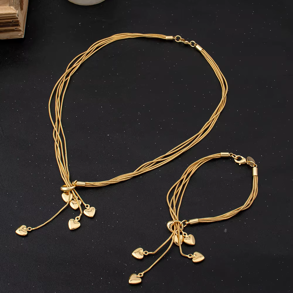 Bijoux pour femmes, collier et boucles d'oreilles en Zircon cubique brillant, bague et Bracelet, ens
