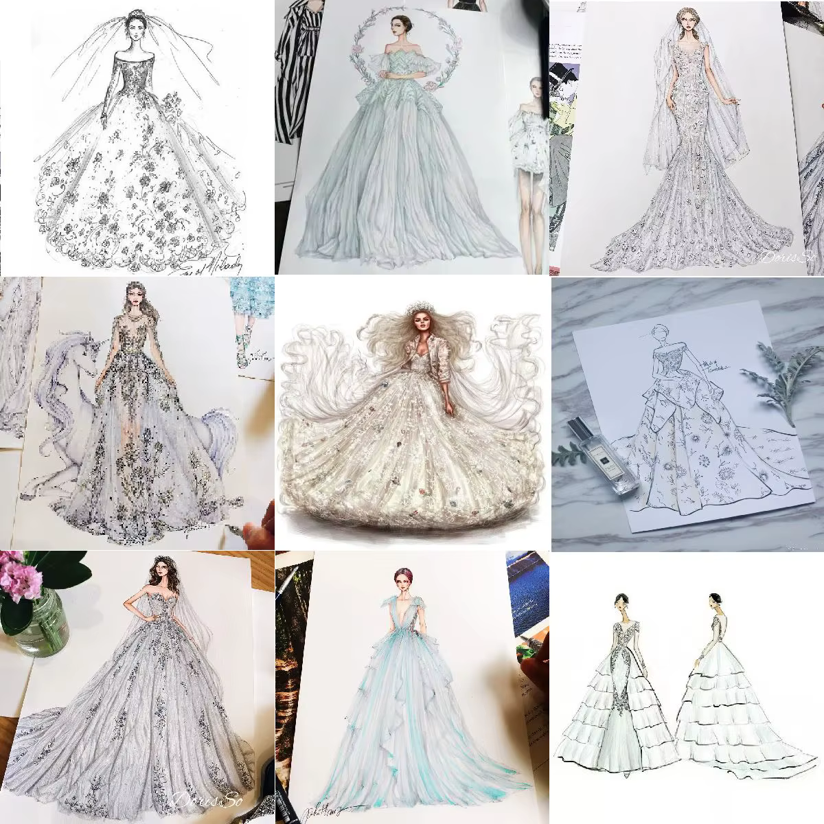 Robe de Mariée Personnalisée, Lien Spécial, Personnalisez Votre Propre Tenue de Soirée, Tout Tissu, 