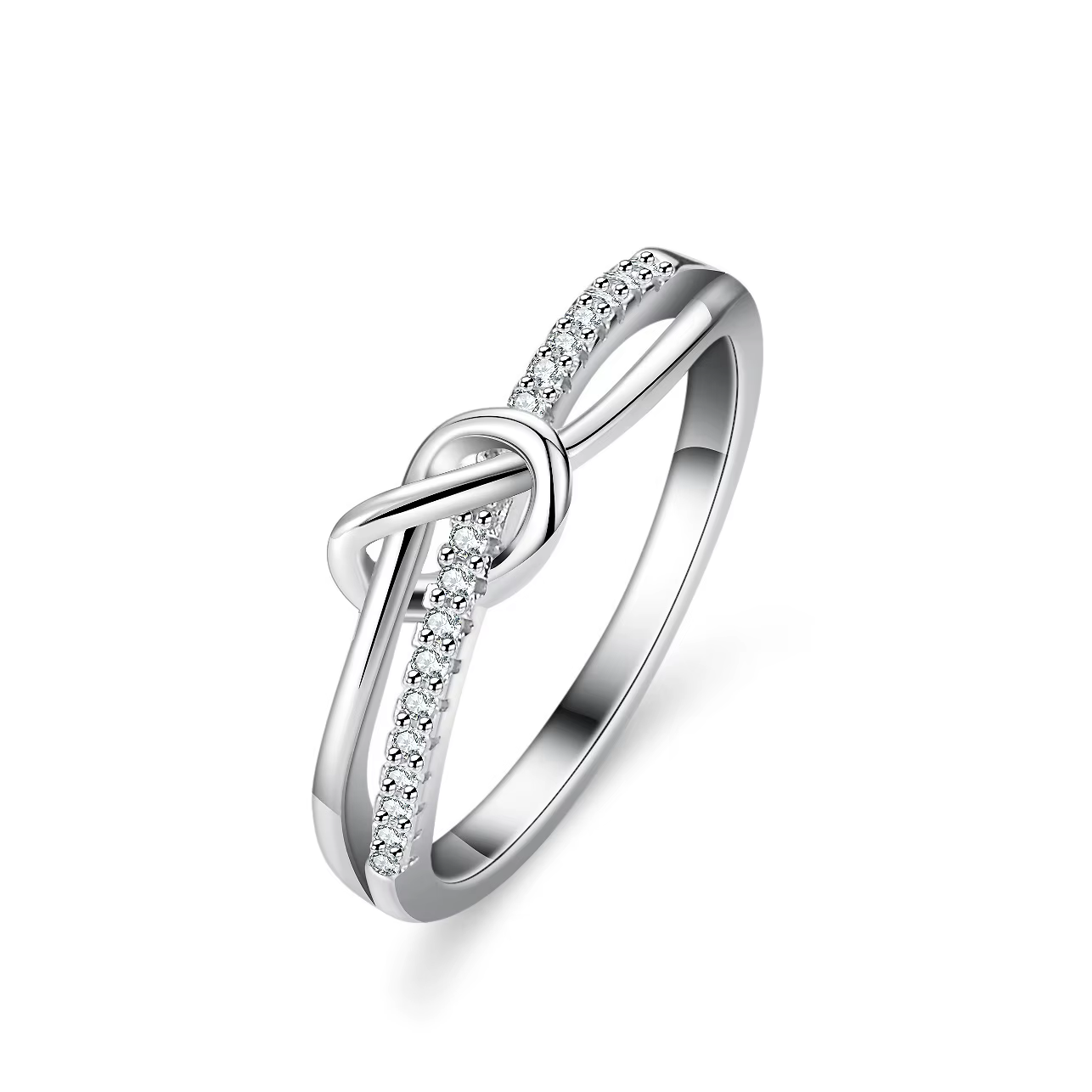 JoyceJelly – bague en moissanite, en argent Sterling 925, plaqué or blanc 18 carats, bijoux fins pou