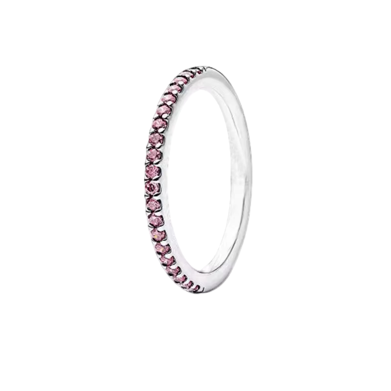 Bague Marguerite en Argent S925, Bague Cubaine Amour Fleur de Pêcher en Or Rose, Bijou Tendance et P