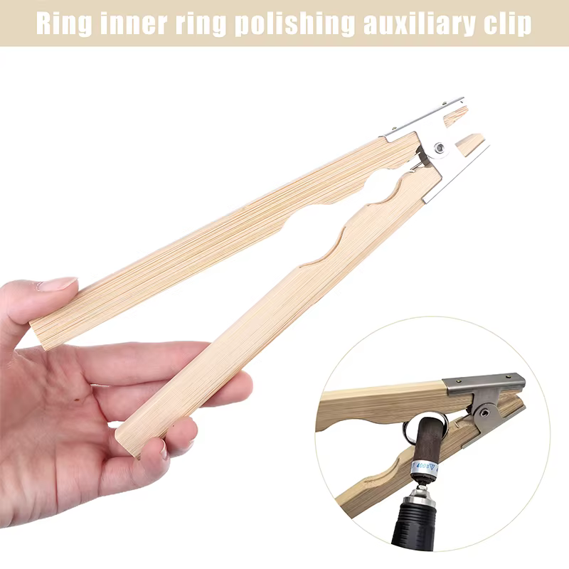 Pince de maintien pour anneaux en bois 8/10 mm, outil de polissage extérieur pour bijoux