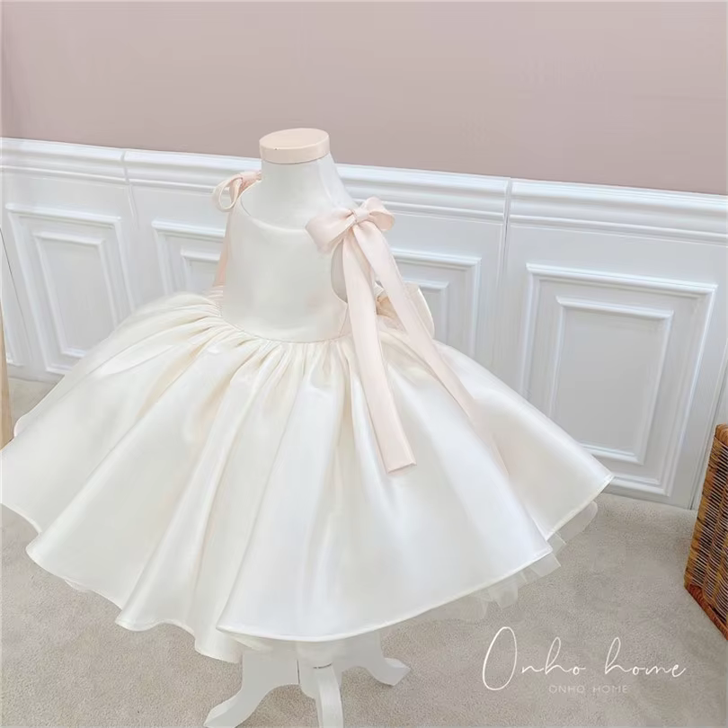 Robe de princesse pour bébé fille, tenue de fête d'anniversaire de 1 an, de mariage, de baptême, de 