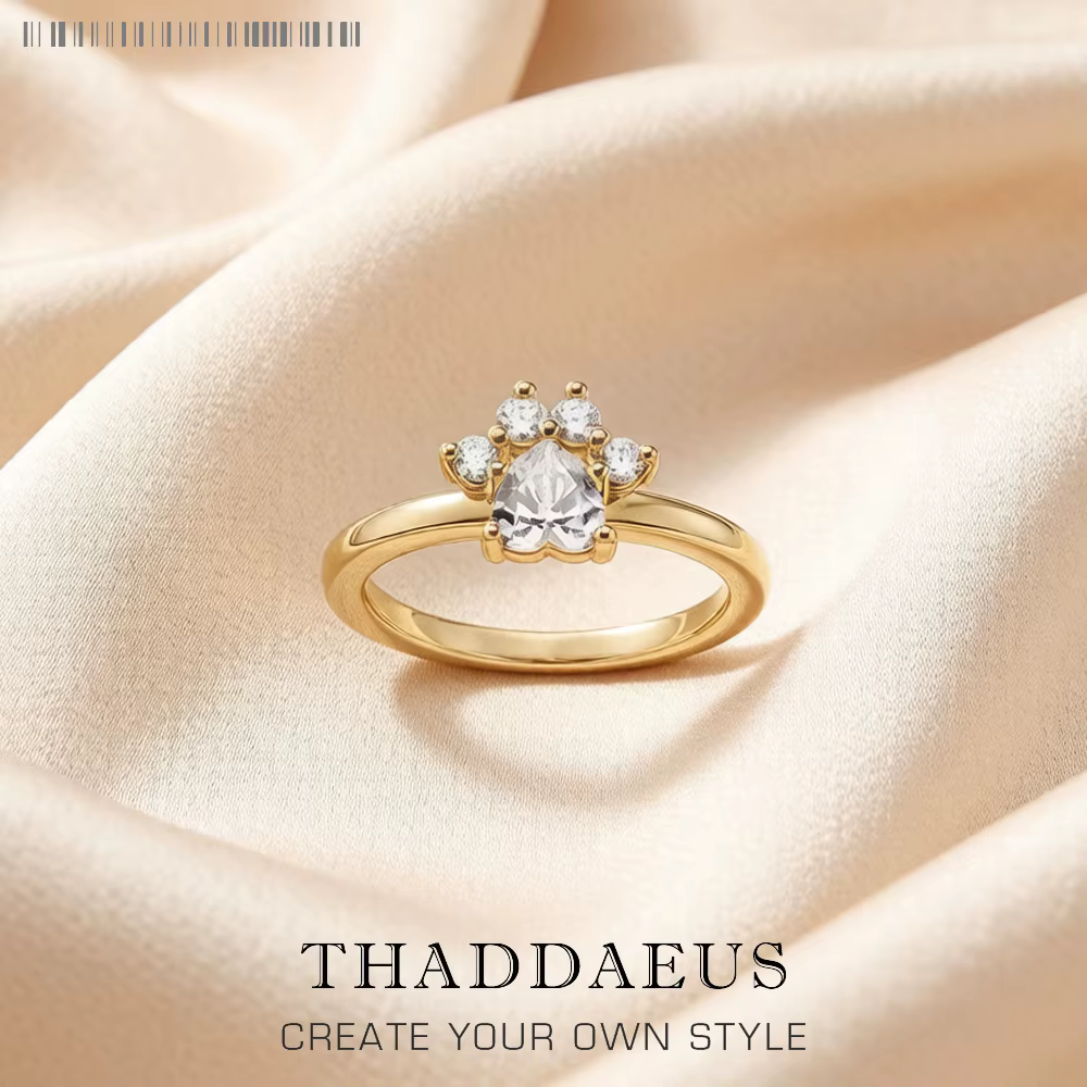 Bague patte brillante chat Style européen, bijoux fins et délicats pour femmes, tout nouveau cadeau 