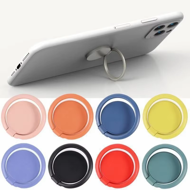 Support de bague Ultra fin en métal, support universel rotatif à 360 degrés pour téléphone et Smartp