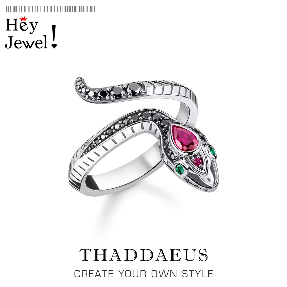 Bague serpent inspirée, symbole de séduction de Style européen, bijoux fins pour femmes, tout nouvea
