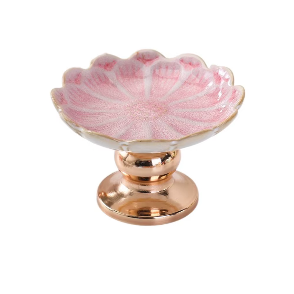 Bougeoir en céramique de Style européen créatif, bougeoir romantique de luxe, chandelier exquis de b