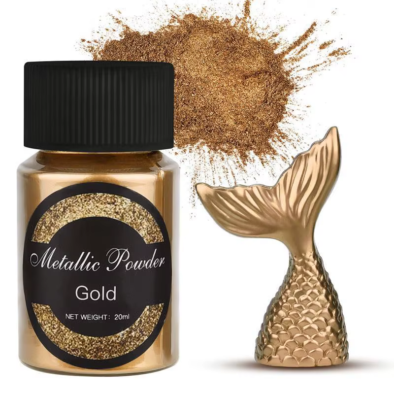 20 Ml miroitant métallique or argent couleur Pigment nacré Colorant perle Pigment colorant UV résine