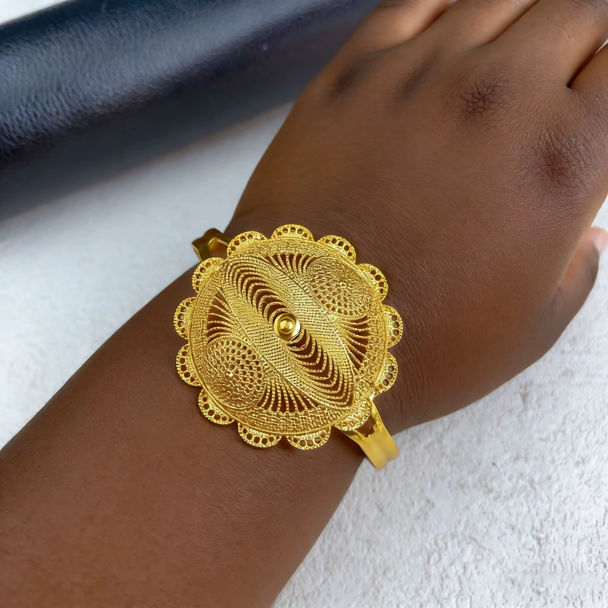 Bracelets de luxe africains plaqués or 24 carats pour femmes, bijoux de mariage arabes, indiens, nig