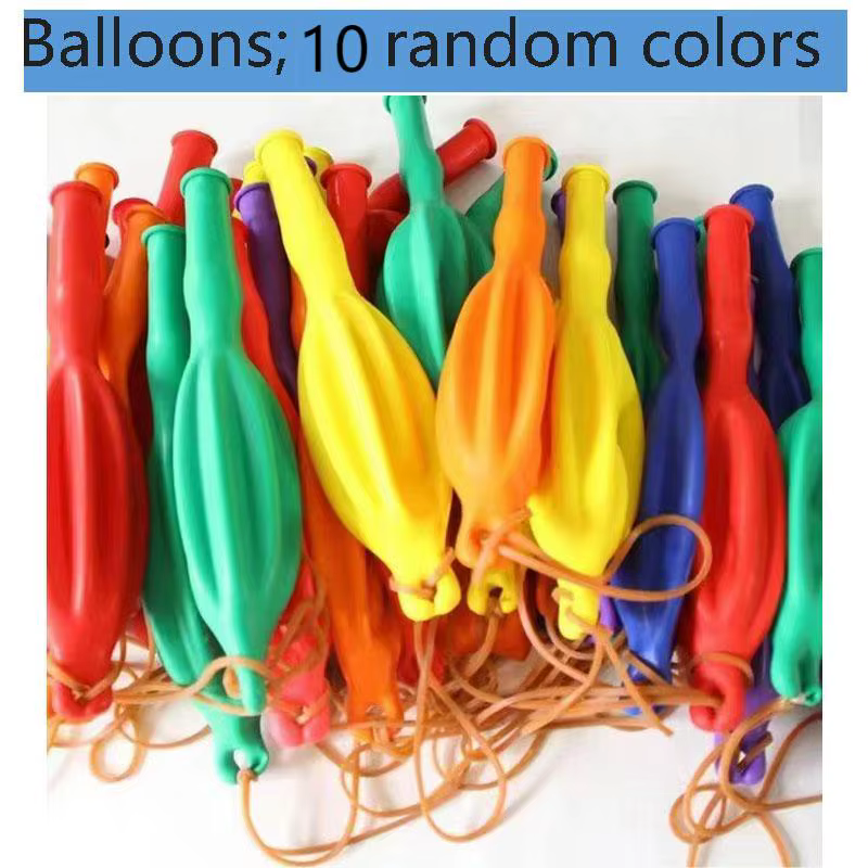 Ballon décoratif de couleur aléatoire, 10 pièces, avec élastique, boule en latex, accessoires de pho
