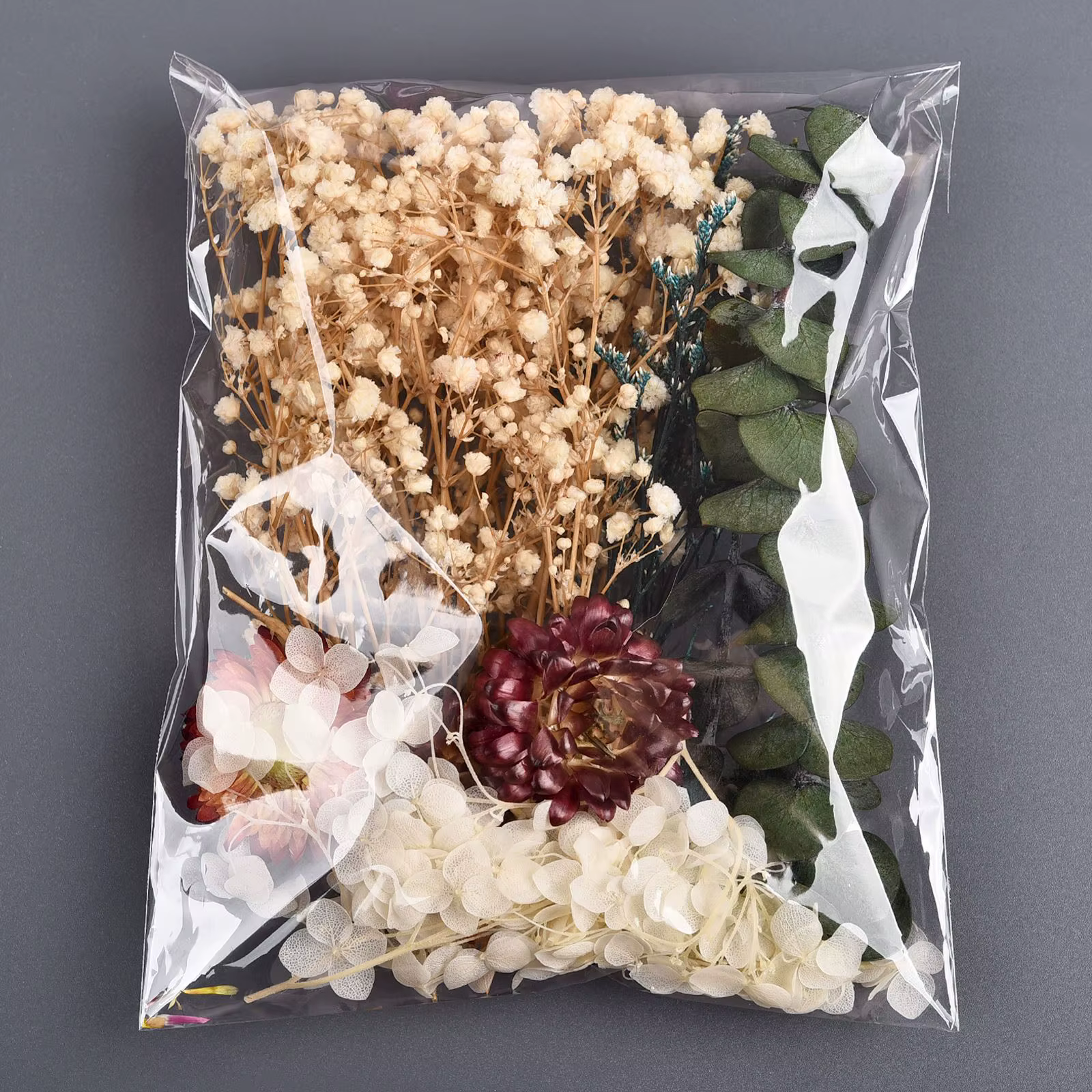 Mélange de fleurs séchées pour la fabrication de bijoux en résine, artisanat, plantes pressées, auto