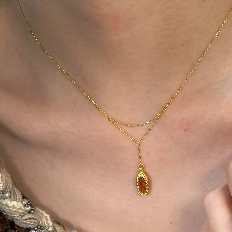 PANJBJ-Collier ras du cou en argent regardé 925 pour femme, bijoux en forme d'oeil de chat, assortim