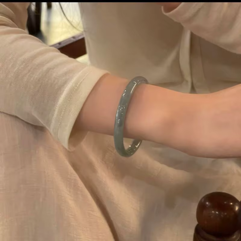 Guifei-Bracelet en verre optique à bande ronde, bracelet anti-diversification, bracelet à pénétratio
