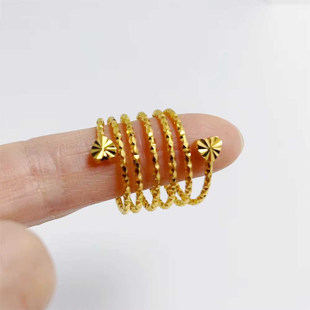 Ensembles de bijoux en acier inoxydable pour femmes, bracelets à manchette large, multi-boucles, ens