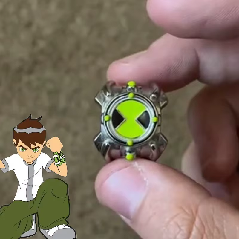 Anime Ben 10 Omnitrix Cosplay bague Punk Hip Hop personnalité à la mode bagues bijoux unisexe access