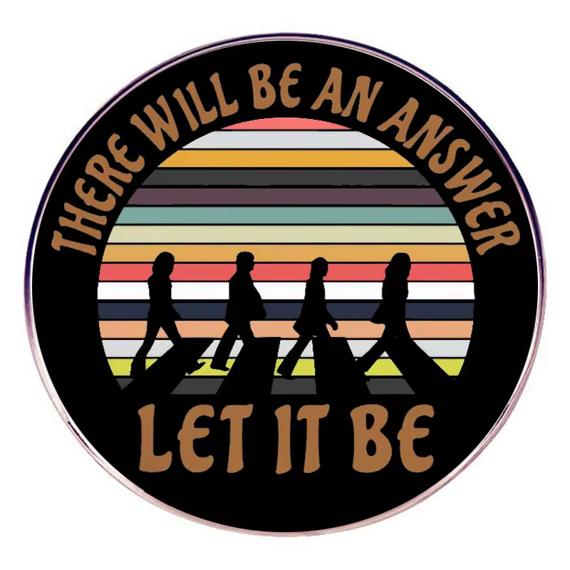 Broche de groupe de Rock classique Pop, broche en alliage de chanteur de musique de dessin animé, Ba