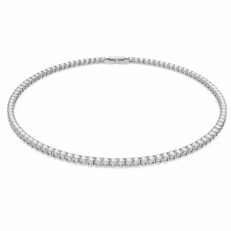 SAIYE-Collier en argent regardé 925 pour femme, bijoux de fiançailles simples, breloque de mariage, 