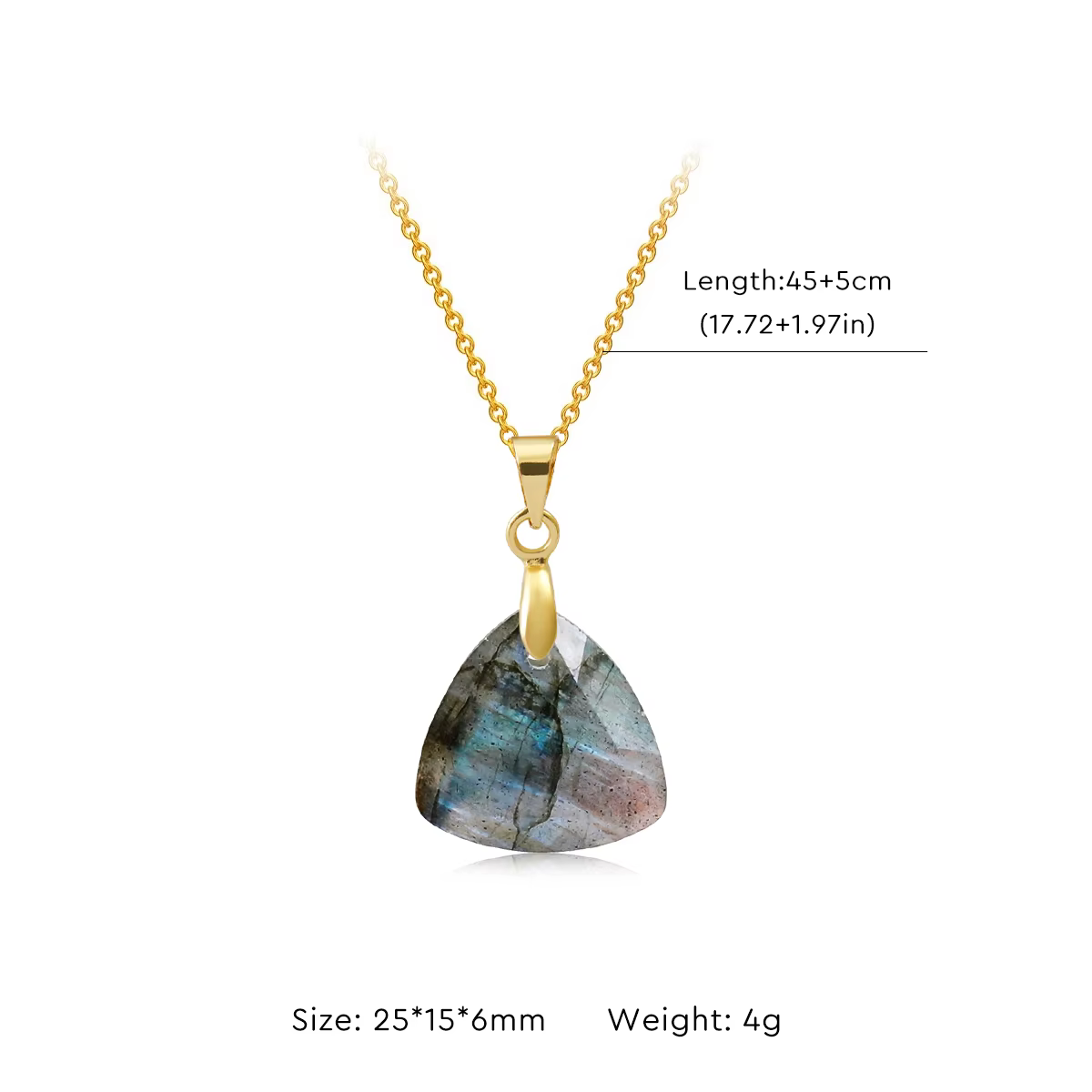 Collier avec pendentif en pierres précieuses naturelles pour femmes, exquis, à la mode, Lapis Lazuli