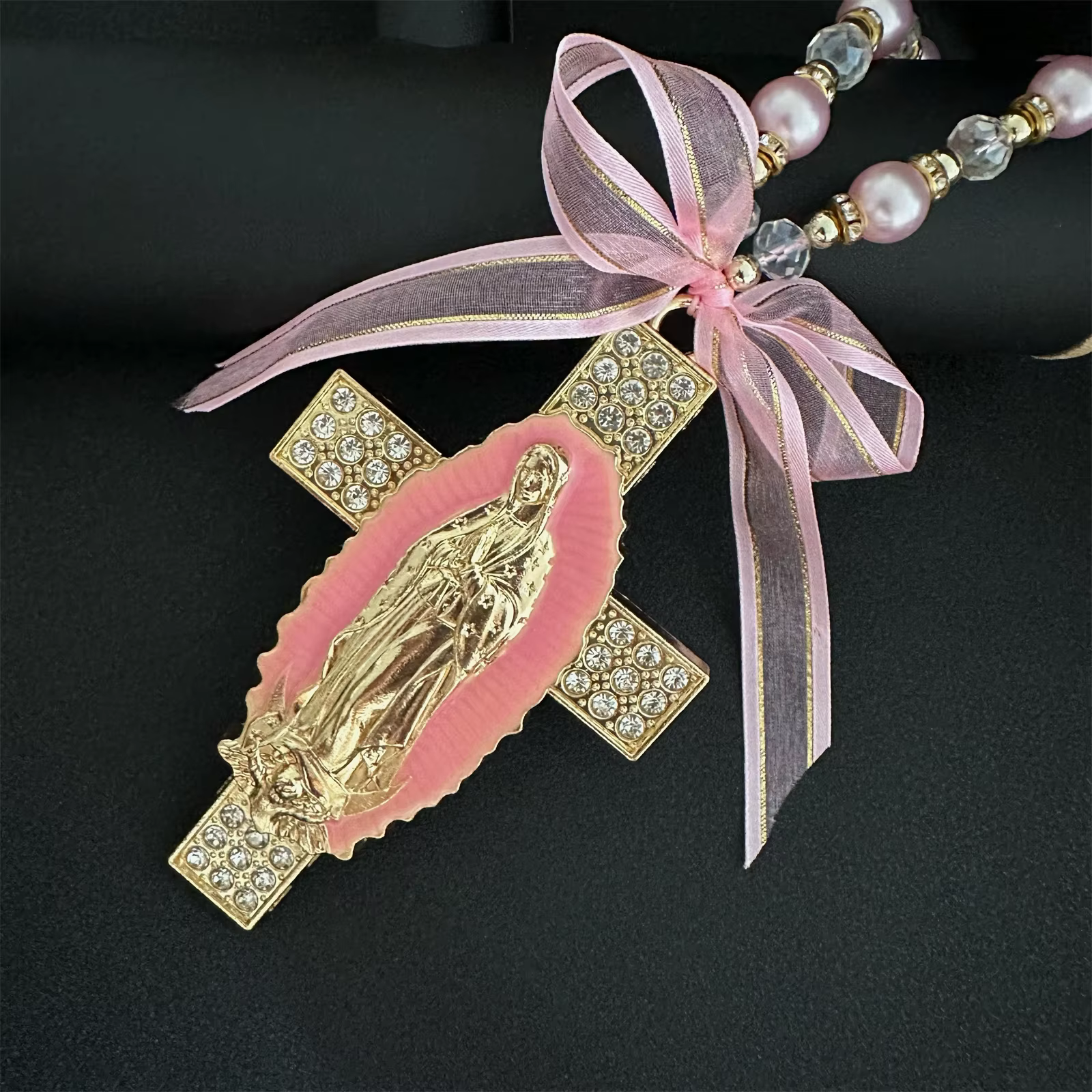 Breloque de bénédiction de Protection vierge marie/Saint Jude, bijoux catholiques faits à la main, b