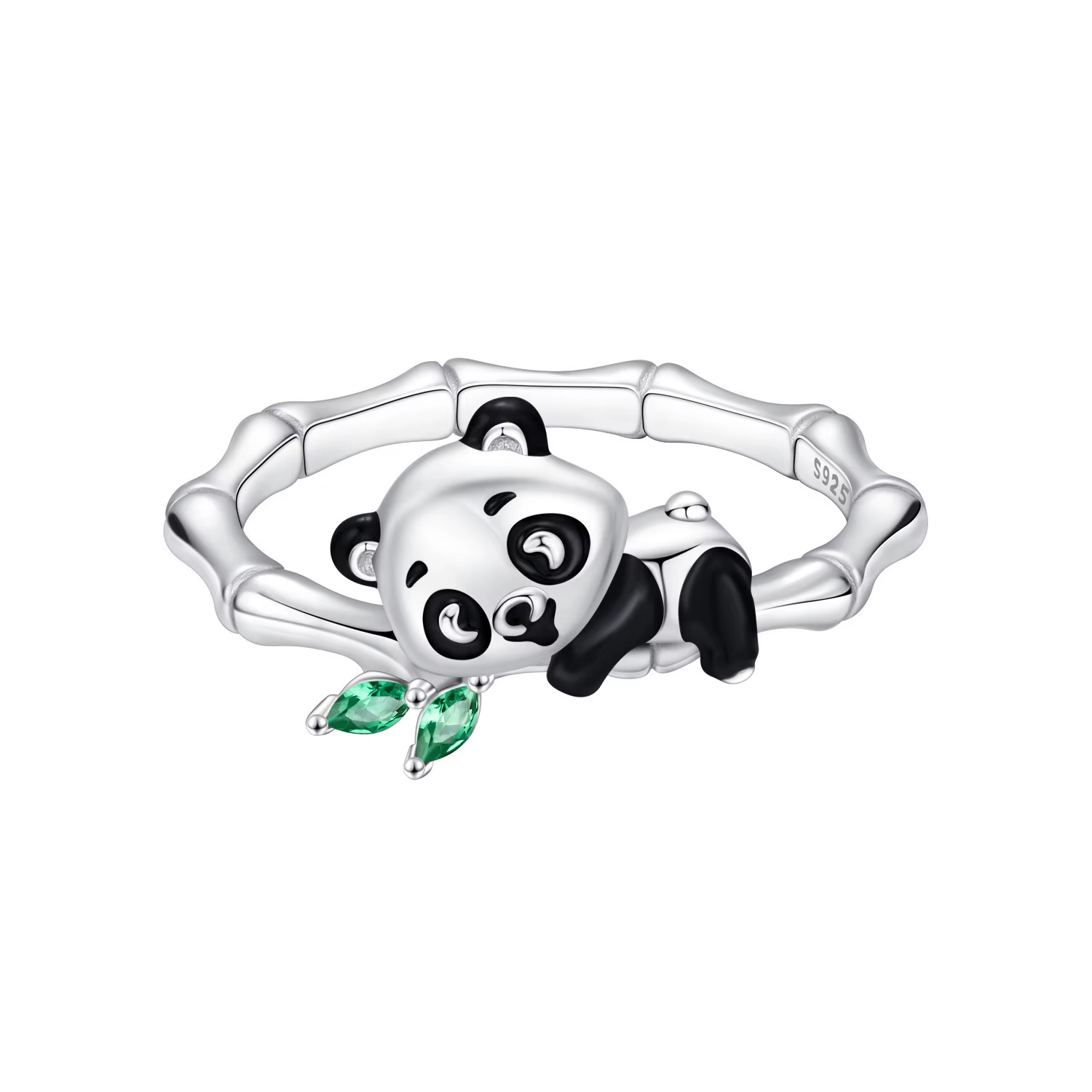 Orstarry – bague en argent Sterling S925, originale, multi-tailles, exquise, motif Animal, Panda mig