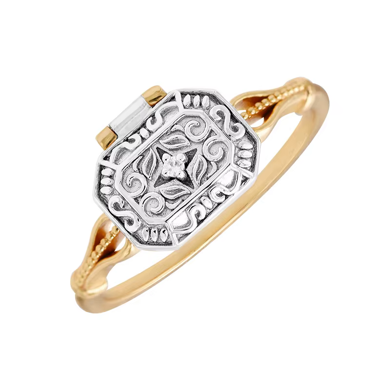 LAMOON Vintage anneaux pour femmes 925 bague en argent Sterling or Vermeil bijoux élégant rétro moti