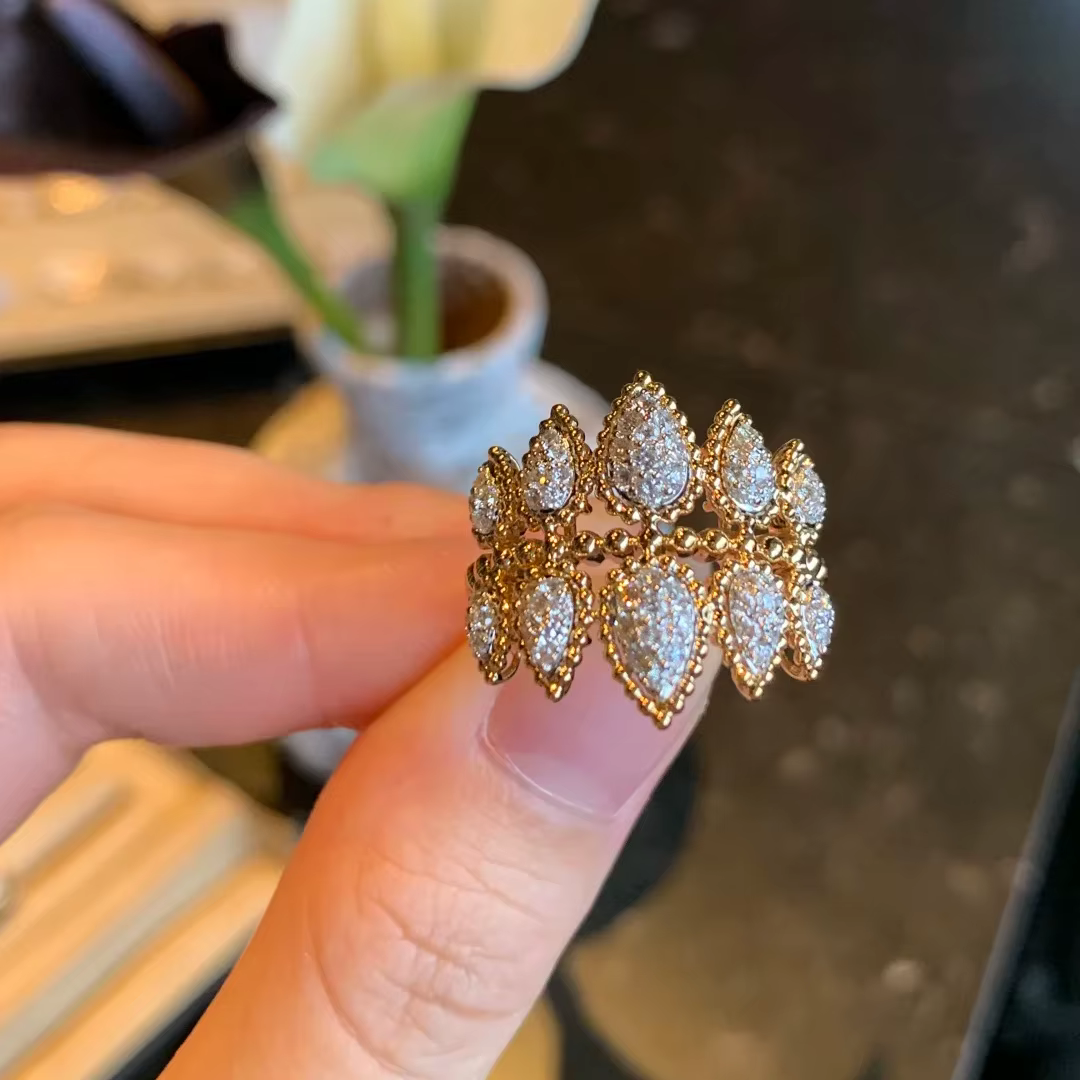 Bague en dentelle texturée et sculptée pour femmes, timbre italien Vintage, bijoux cadeau pour fête 